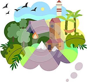 An illustration of the dream trip